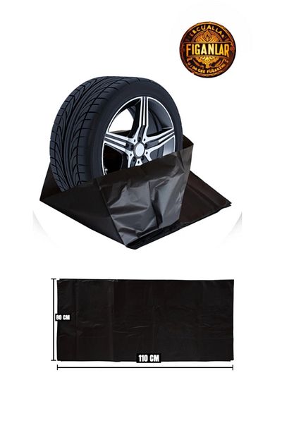 figanlar ambalaj Ultra Large Size 4 Pieces 80X110 Car Rubber Bags - Winter Summer Storage Bag