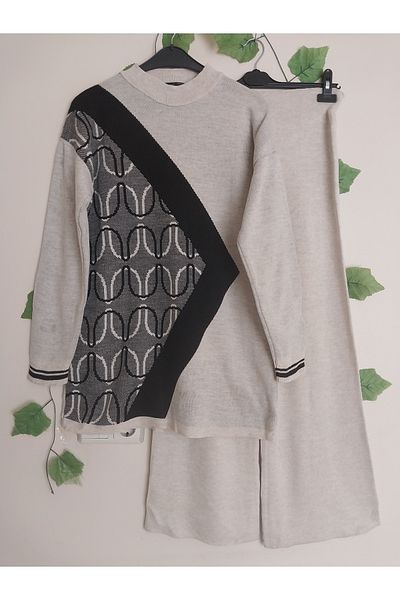 Dagü Design Hijab Double Knitwear Suit