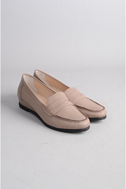 SEÇ KUNDURA SEÇ 0011 Pantofi cu toc cu pană din piele naturală - nurcă de 3,5 cm