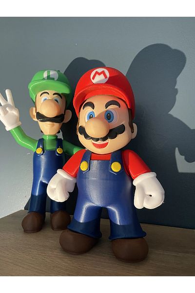 NOMOTHETIC Mario 30 cm Large Character – 3D Printing Pla Special Design Collectible