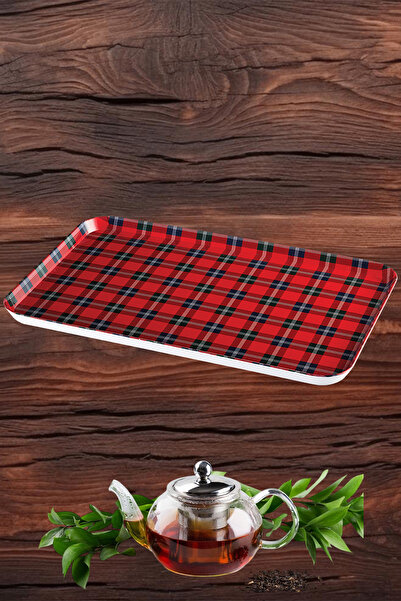 nazen MimHome [44x29]cm 18"inch Ekose Mavi Tablet Sunum:HORECA Pastacı Servis...