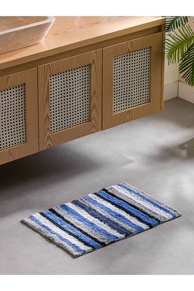 LC Waikiki Χαλάκι μπάνιου με μοτίβο γραμμής 40x60 cm - W4AT46Z8