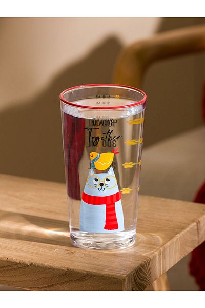 LC Waikiki 500 ml Printed Glass Cup - W4In59Z8