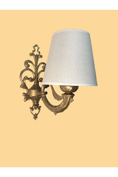 DEDE Riga Sconce Single Antique Cream Hat