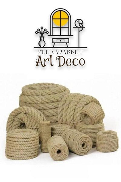 Artdeco 6 mm 20 μέτρα Σχοινί γιούτας Premium Ποιότητας Σχοινί γιούτας - Διακοσμητικό σχοινί - Σχοινί χόμπι