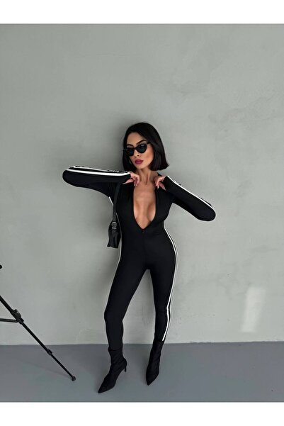 Butik PerfectFit Yüksek Bel Likralı Dalgıç Tulum