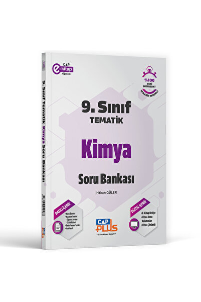 Çap Yayınları Çap 9. Sınıf Kimya Tematik Plus Soru Bankası Video Çözümlü