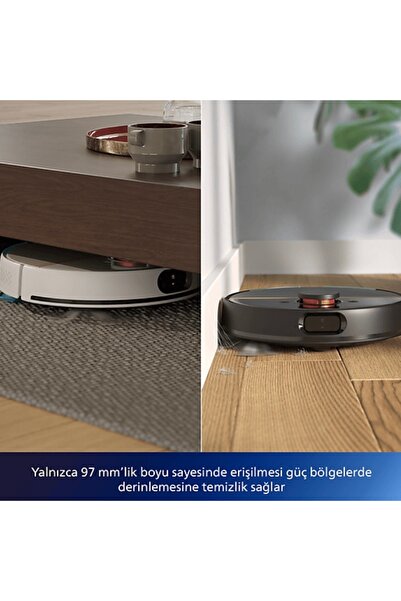 Philips 5200 Mah Li-ion Pil, Tek Şarjla 180 Dakikaya Kadar Temizlik, 5000 Pa Emiş Gücü, Lidar, Epa11 Filtre