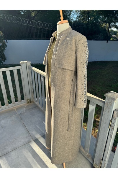 Firuze Kadın kaşe kaban