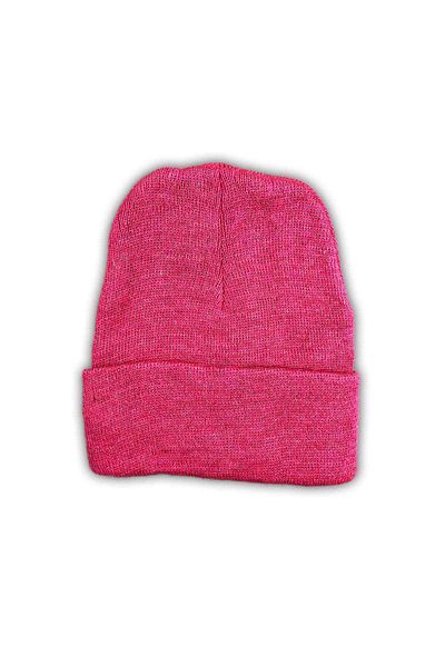 Angoravi Unisex Basic Plain Folded Beret Fuchsia