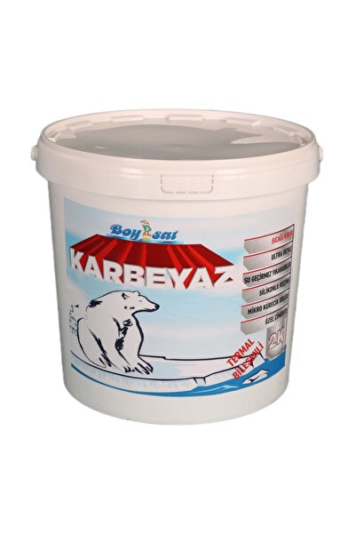Boysat Karbeyaz Ultra Beyaz 2K Karışımlı Sıcağı Kıran Su Yalıtım Malzemesi 13 Kg