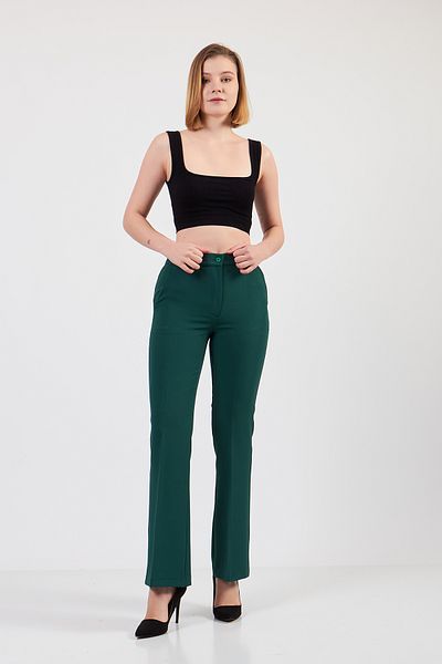Volanlı Finish Green Pants