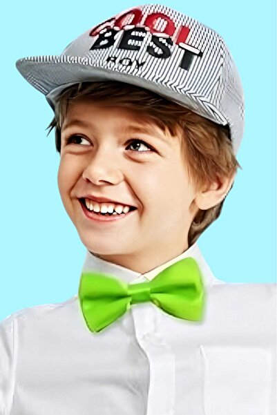 Uniquetrenders Dečačka satenska leptir mašna Jednobojno