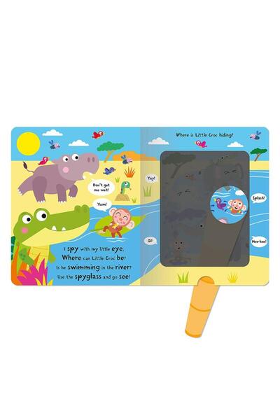 Imagine That Big Croc Little Croc - Magic Spyglass Board Book