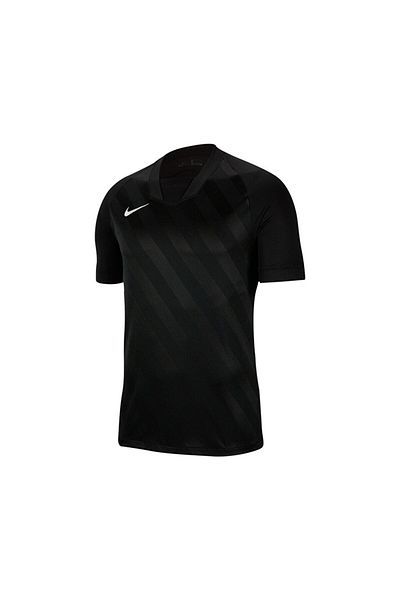 Nike Μαύρη ανδρική φανέλα ποδοσφαίρου - M Dri Fit, BV6703-010 Chalng III Jsy SS