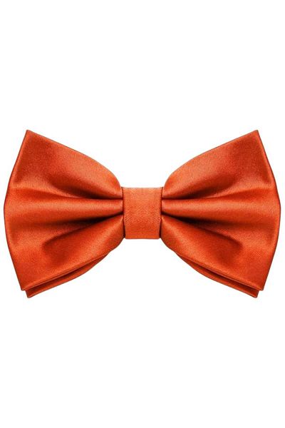 Uniquetrenders Мъжка едноцветна сатенена папионка