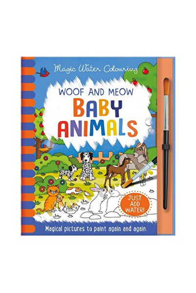 Generic Brand Woof And Meow - Baby Animals Mess Free Activity Book Magic Wate...