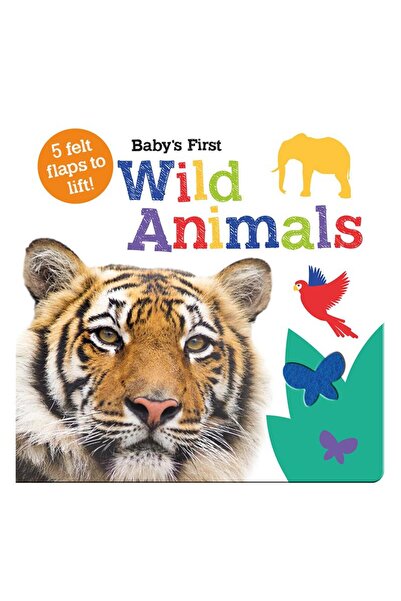 Imagine That Primi animale sălbatice pentru bebeluși - 5 clapete de pânză pen...