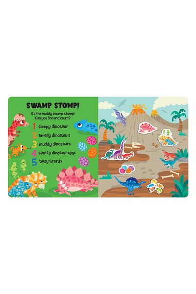 Imagine That Publishing Imagine That Easy Peely Dinosaurs - Peel, Stick, Play