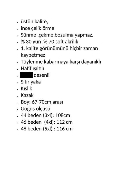 anne moda ankara Висококачествен пуловер от вълнена смес