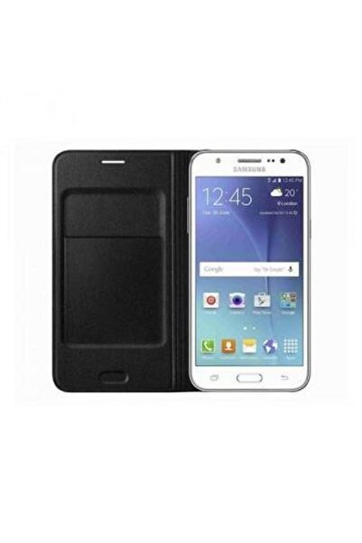 Samsung Galaxy J5 (2015) Ile Uyumlu Flip Wallet Kılıf Siyah Ef-wj500bbegww