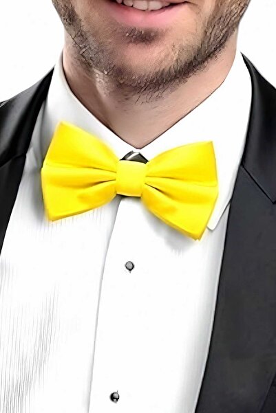 Uniquetrenders Muška satenska leptir mašna jednobojna