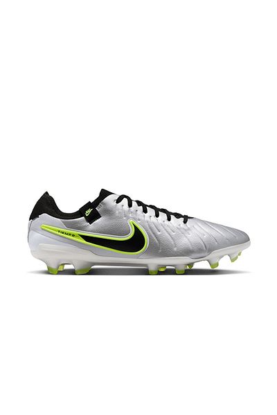 Nike Tiempo Legend 10 Pro Men's Grass Floor Football Shoes - Dv4333-001 Gray
