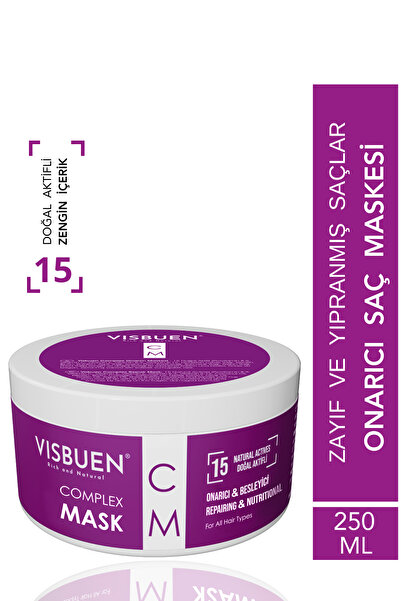 Visbuen Complex 15 Doğal Aktifli Onarıcı Besleyici Saç Bakım Maskesi Güçlendi...