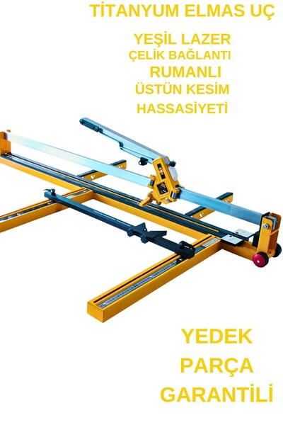 STAXX POWER ONON Seri Yüksek Kapasite Yeşil Lazerli Kesim-Long 120 Cm Uzun Seramik Granit Fayans Kesme Makinası