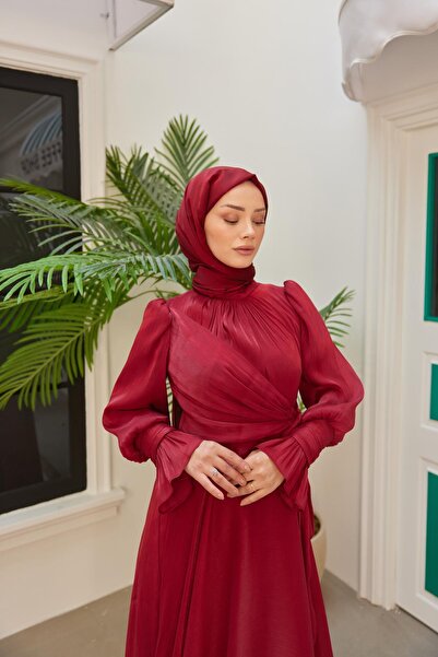 Hülya Keser Elif Işıltı Abiye - Kırmızı