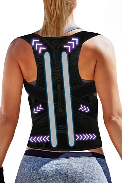 HASBY Upright Posture Corset - Anti Humpback, for Shoulder and Lumbar Back, Women's and Men's Scoliosis Corset