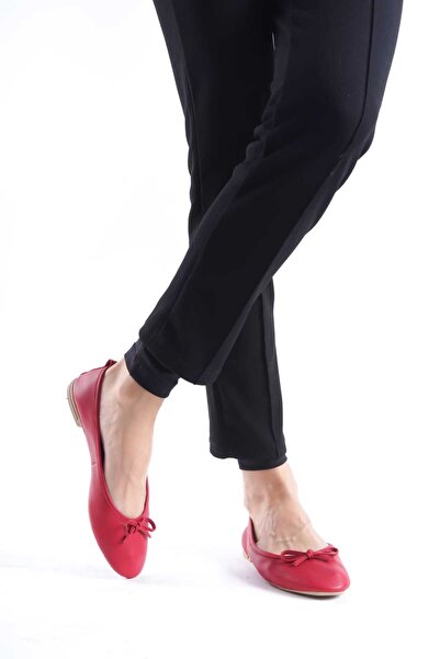 ERNİLA SHOES HAKİKİ DERİ KADIN BABET