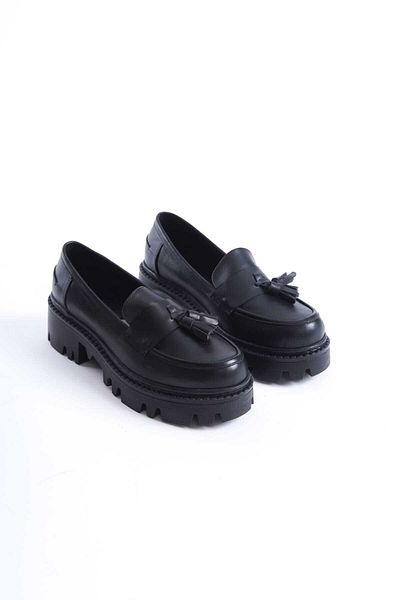 ERNİLA PANTOFI PANTOFI LOAFER CU CIUCURI PIELE VERITĂ