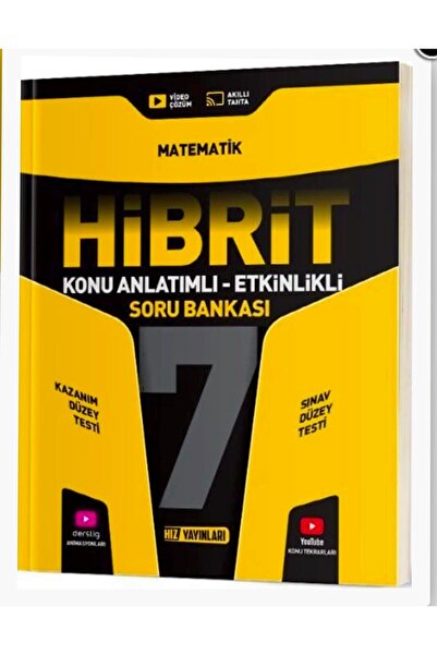 Hız Yayınları Hız Yayınları 7. Sınıf Matematik HİBRİT Konu Anlatımlı Etkinlik...