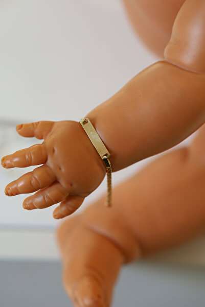 Yenigün Kuyumculuk 14 Ayar Altın Çocuk Künyesi 1,06 gıram