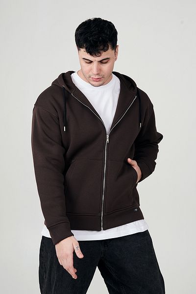 MBEY1989 Φούτερ Unisex με φερμουάρ με κουκούλα Mbey