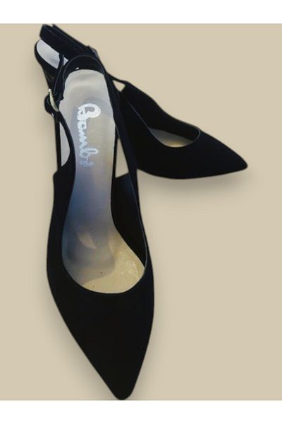 Flow Mi̇sseale Heeled Suede Shoes