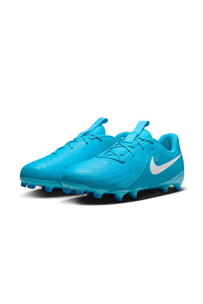 Nike Fd6722-400 Jr. Phantom Gx2 Academy Blue Children's Grass Floor Football Shoes