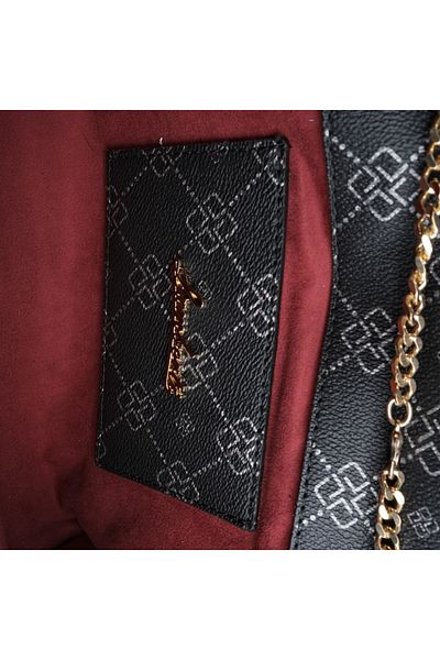 LAMBERTİ Embossed Tassel Clatch