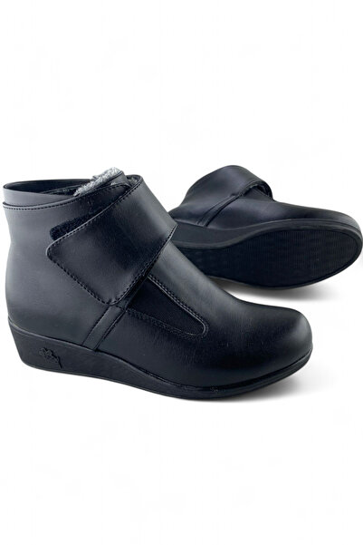 Waresta Dybt24 İçi Tamamen Kürklü Günlük Kaymaz Taban Cırtlı Ortopedik Anne Bot Dybt24