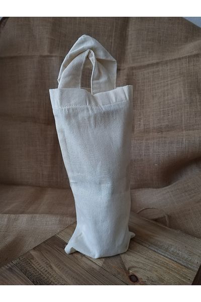 GİFTORA Bottle Bag Hambez Fabric New Year's Wine Bottle Bag 2 Pieces