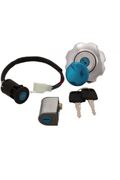 dachuı KONTAK KİLİT SETİ DEPO KAPAĞI DAHİL CG AGK UAG MG 125 150 200 MONDIAL KUBA ASYA