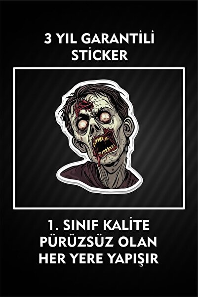 3M Nalepnica sa zombi uzorkom - Za tablet, laptop, računar, automobil, notebo...