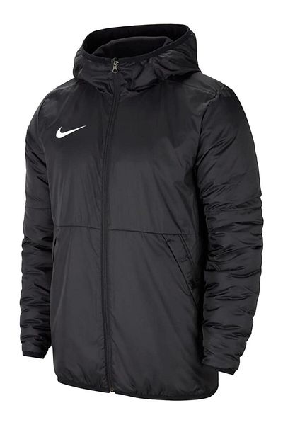 Nike Спортно вътрешно поларено мъжко ежедневно палто, дъждобран, черно