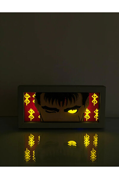DÜKKAN DESİGN Berserk Guts 3D Led Aydınlatma 16 x 26
