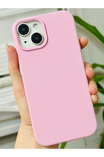 Go Aksesuar حافظة إطلاق من السيليكون السائل المخملي المقاوم للبقع متوافقة مع هاتف Iphone 13 - 14 - 15