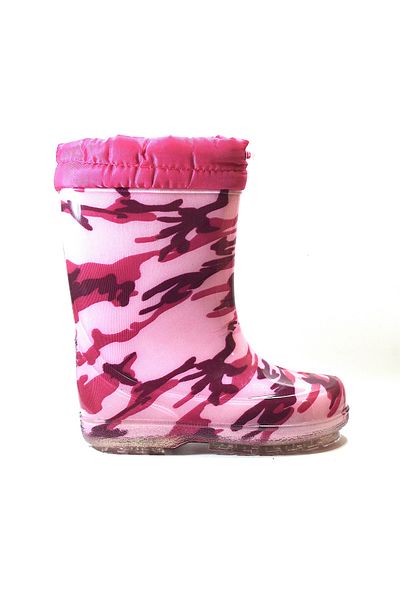 Onlo Ayakkabı Onlo Shoes Αδιάβροχες Παιδικές μπότες βροχής με ζεστή γούνα