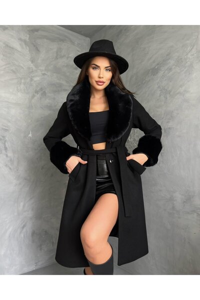 ZARİFTREND معطف أسود برستيج