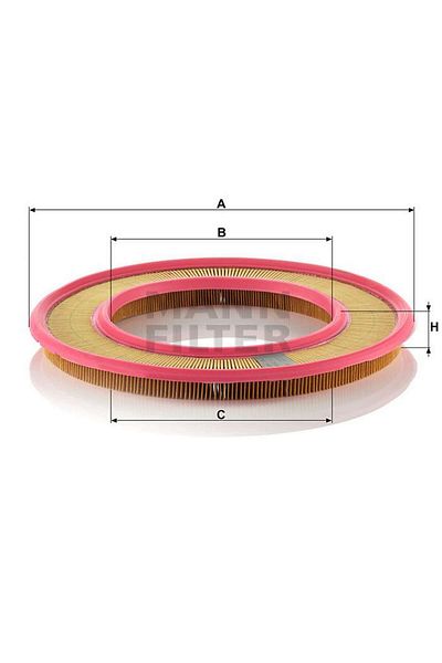 MANN Air Filter Mercedes M102 190 W201 82 90 Gnzrz