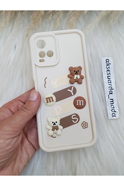 Aksesuarda Moda حافظة سيليكون متوافقة مع VIVO Y21 - Y21S